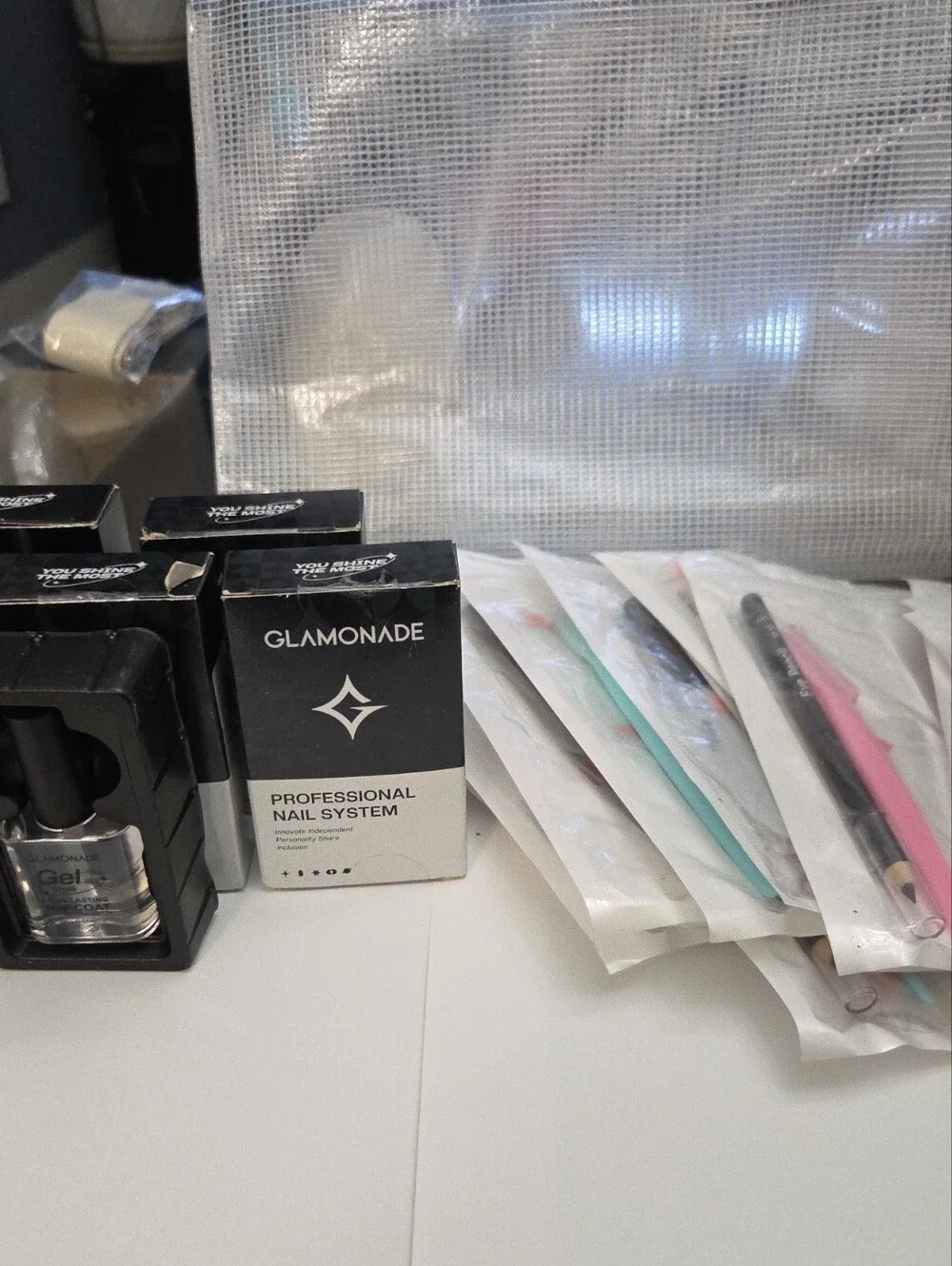 GLAMONADE Professional Nail System - Clear Gel Bottle